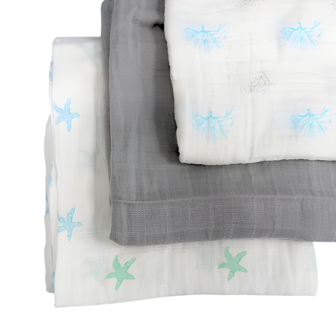 Petite Piccolo Swaddle Blanket 3 Pack